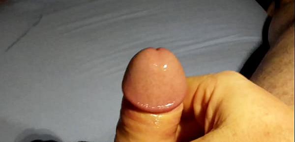  Home alone so did a solo handjob cum shot, sister best friend wanted to watch